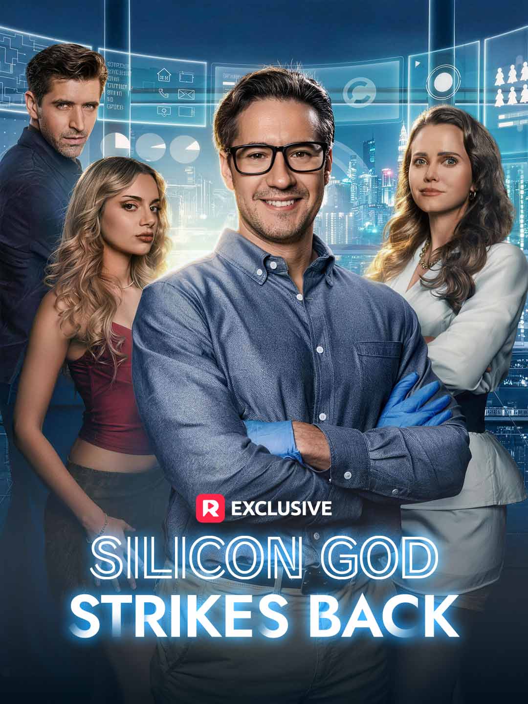 Silicon God Strikes Back poster - similar to El padre de mi hijo es mi jefe