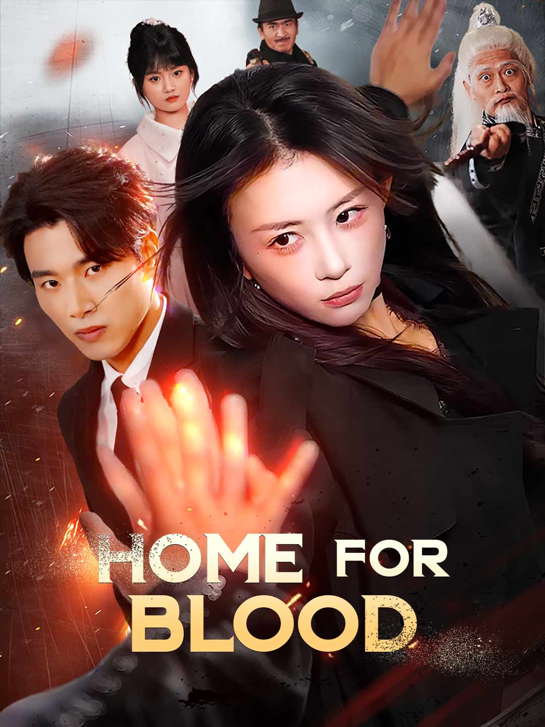 Home for Blood poster - similar to Rules Broken! She Hacked Back!
