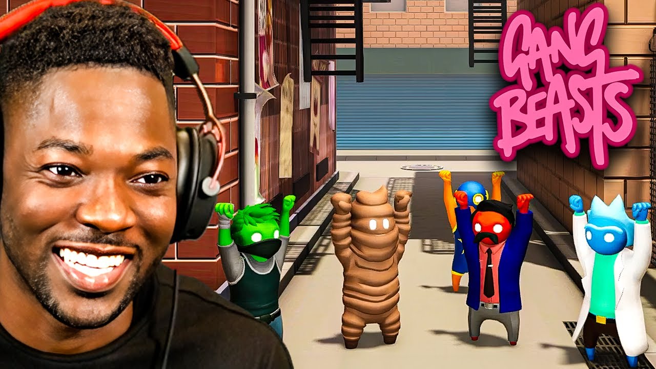 WENT DOWN TO THE WIRE | RDC Gang Beasts Gameplay background