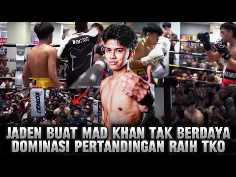 JADEN BAHTERA VS MAD KHAN MATCH PANAS‼️JORDAN BOY BAHAGIA JADEN BERHASIL TKO MAD KHAN