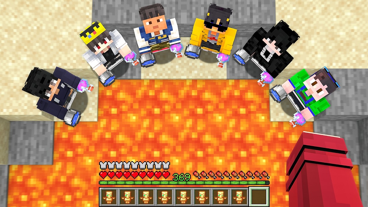 Minecraft, But if I Die my Friends Lose..!