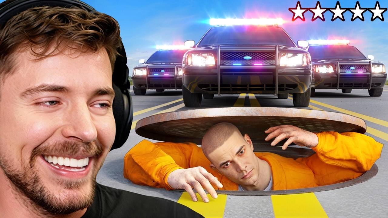 Escape 50 Cops, Win $100,000 background
