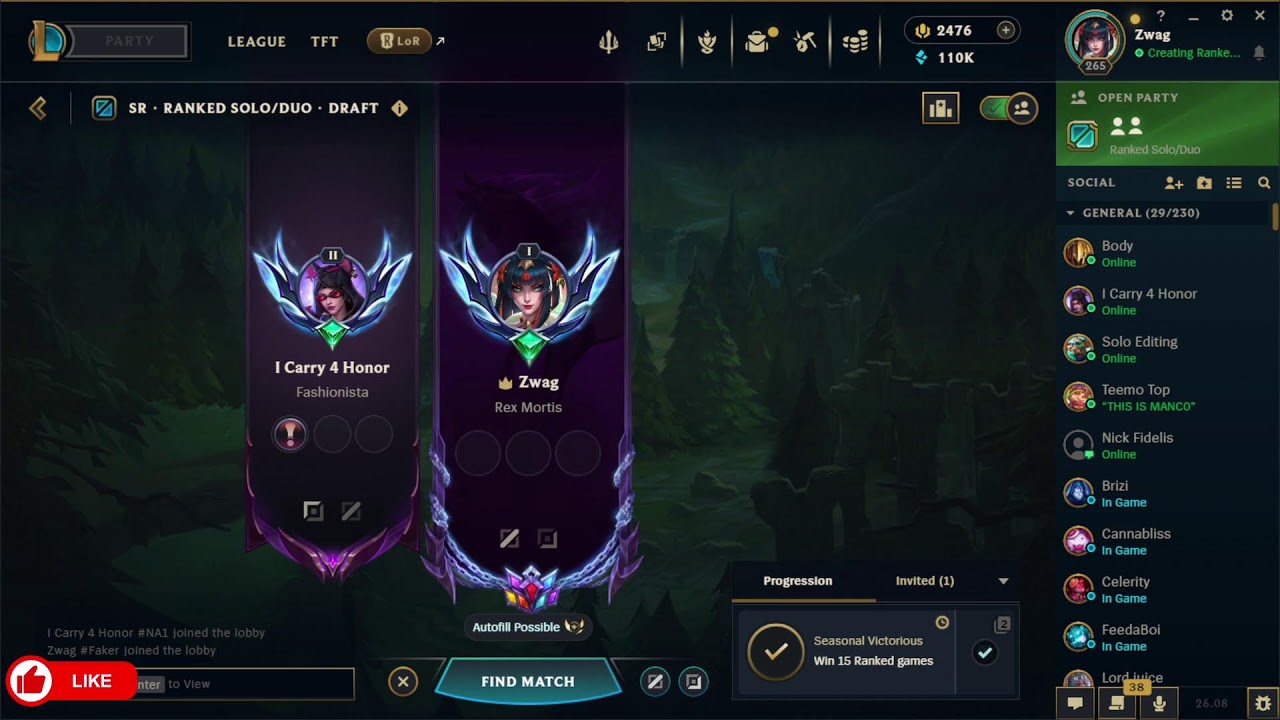 ZWAG - RANKED CLIMB