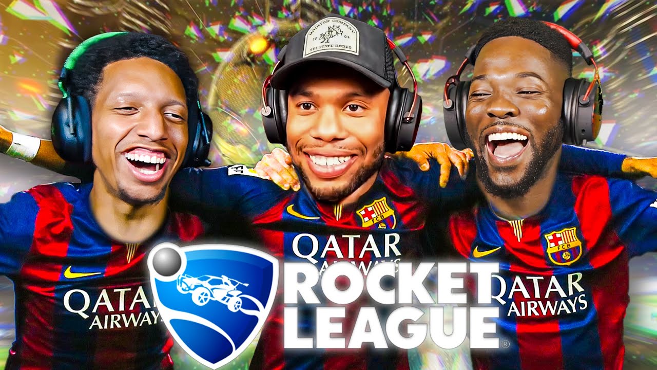WE HAD TO FORM A SUPER TEAM TO FACE OUR CHAT (Rocket League) background