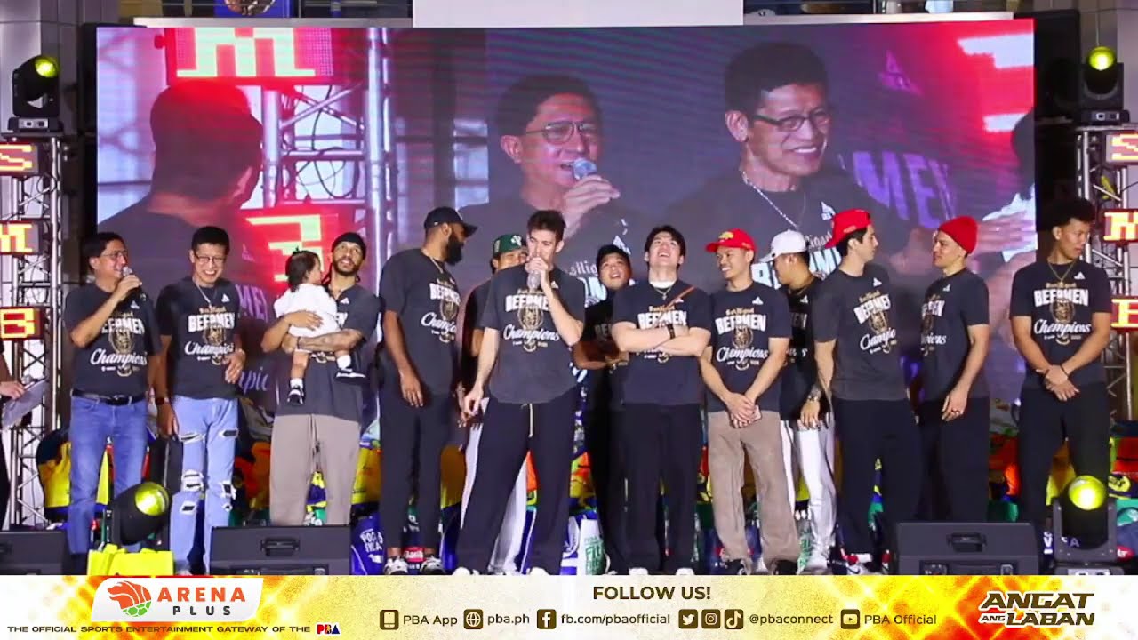 PBA S49 PhilCup San Miguel Beermen Victory Celebration π background