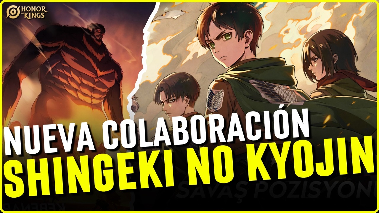 SHINGEKI NO KYOJIN LLEGA OFICIALMENTE A HONOR OF KINGS | HOK GLOBAL