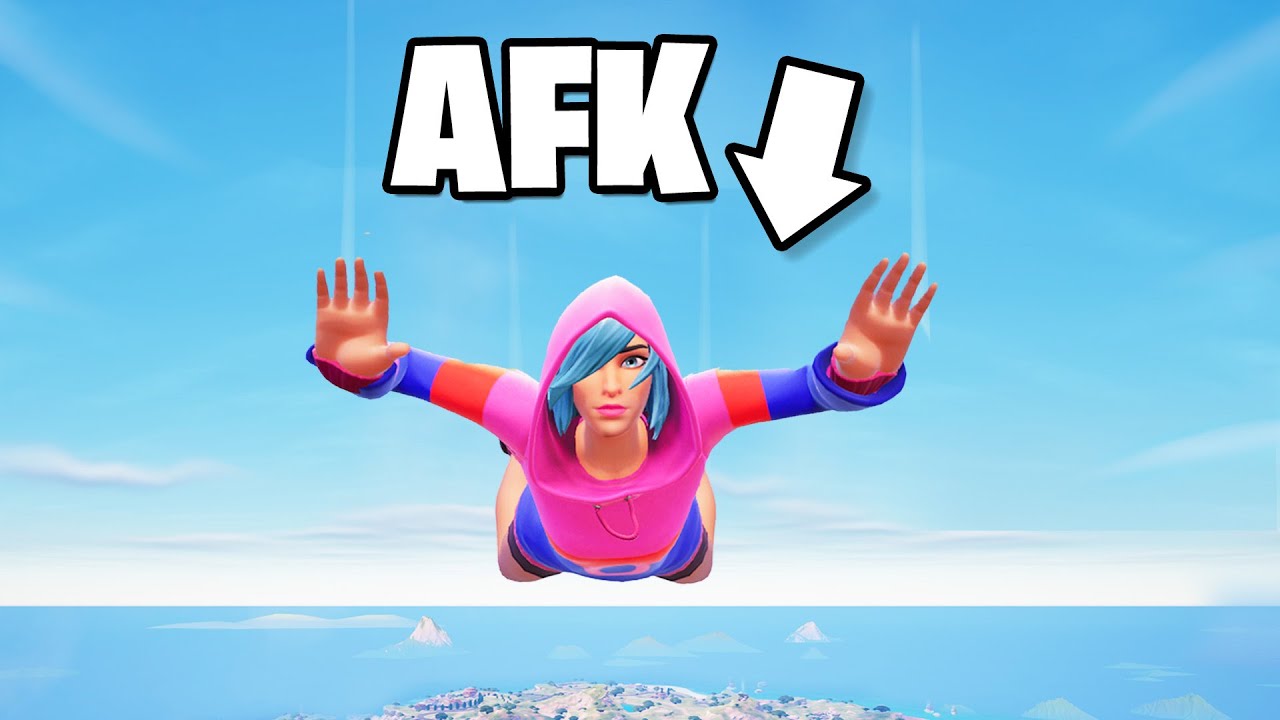 I Got An *AFK Player* a Victory Royale! background