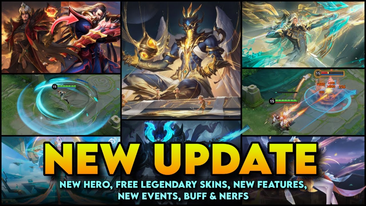New Hero Garuda, Cao Cao Return, Free Skins, Hero Buffs! | Update Review | Honor of Kings background