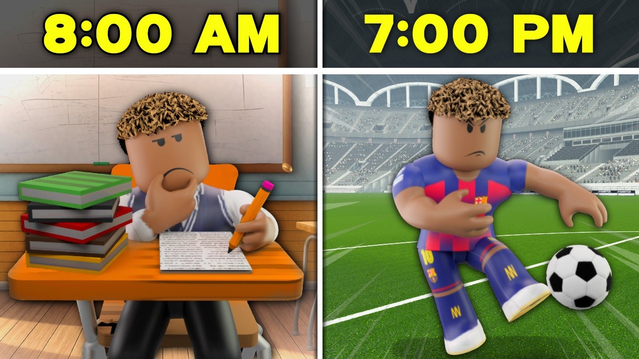 Day in the Life of Lamine Yamal in Roblox! background