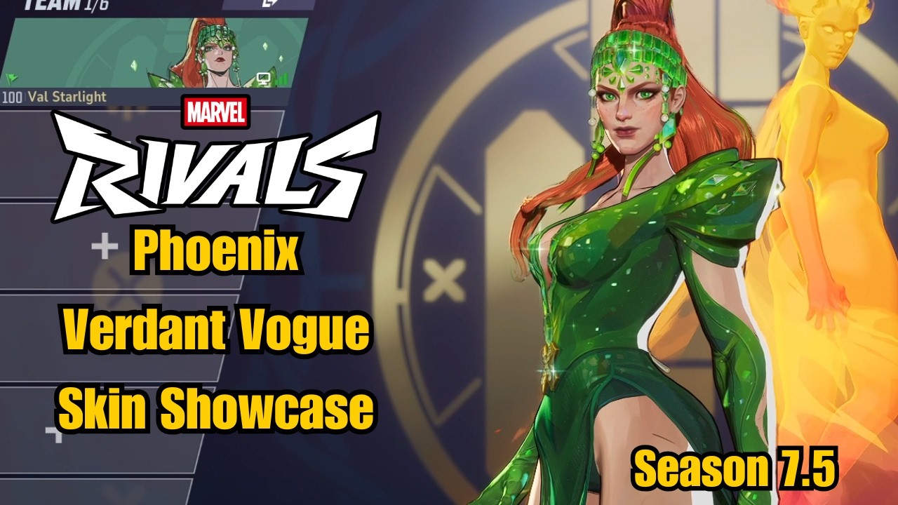 Phoenix | Verdant Vogue Skin Showcase | Marvel Rivals Gameplay Season 7.5