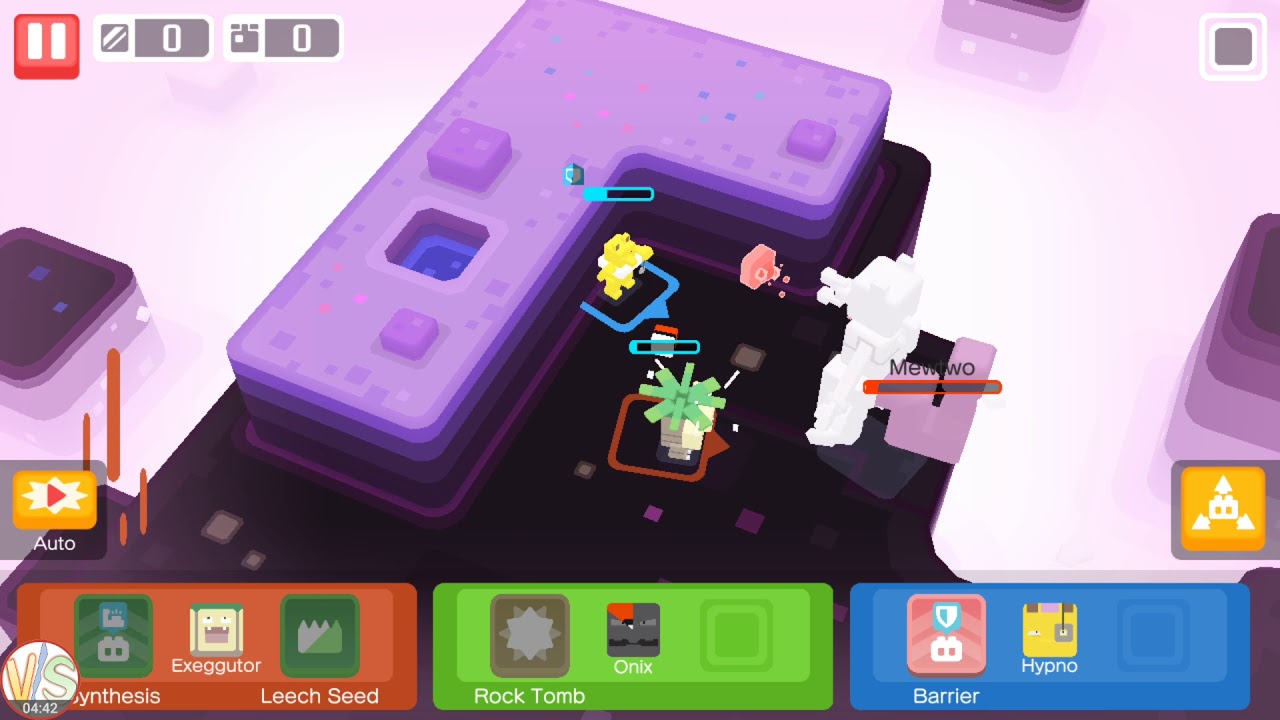Pokemon Quest Expedition Chamber of Legends Mewtwo Level 11 Boss Gameplay background