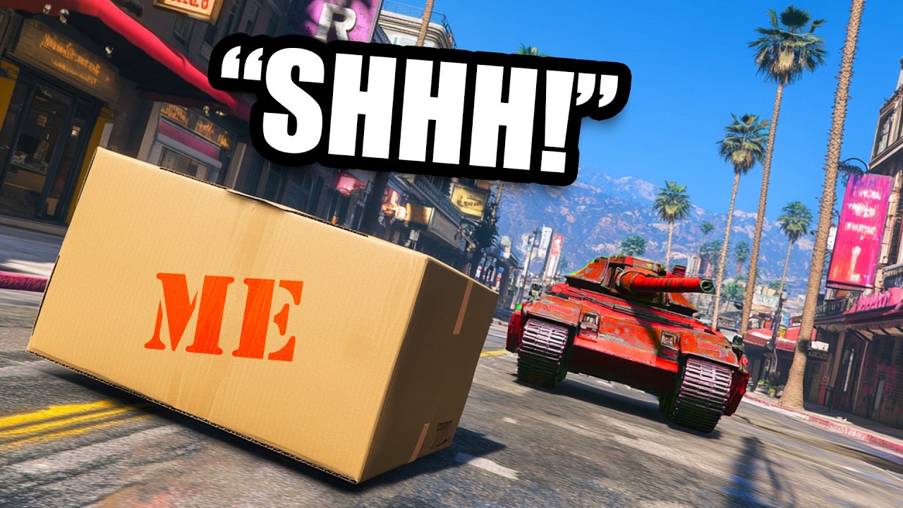 PLAYING HIDE AND SEEK WITH A TANK! | GTA 5 THUG LIFE #566 background