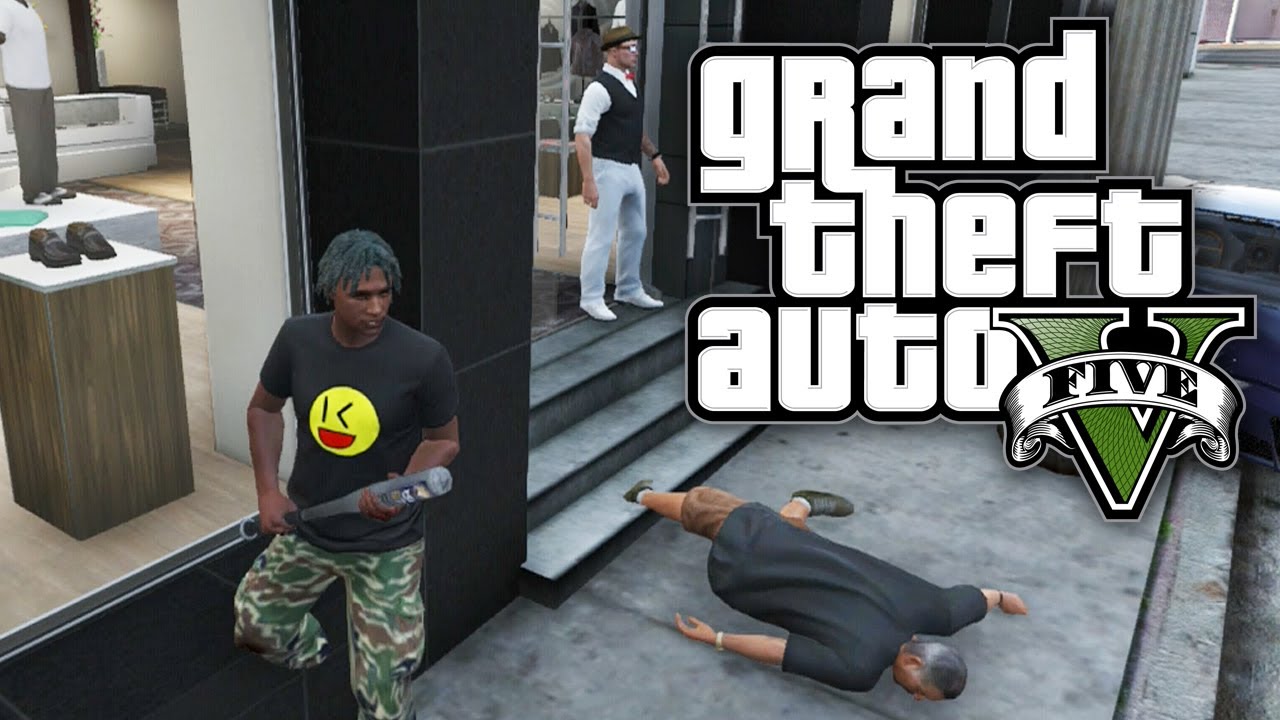 GTA 5 THUG LIFE #55 - JUMPING PEOPLE! (GTA V Online) background