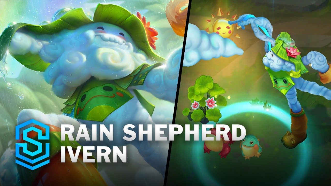 Rain Shepherd Ivern Skin Spotlight - Pre-Release - PBE Preview - League of Legends