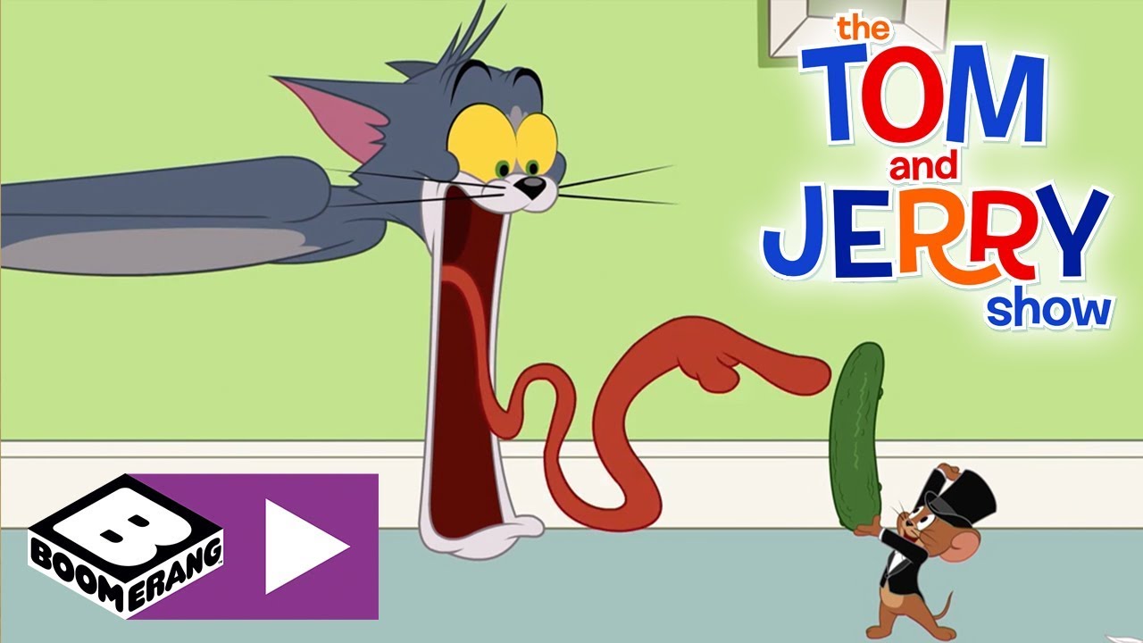 The Tom and Jerry Show | Cats vs Cucumbers | Boomerang UK background