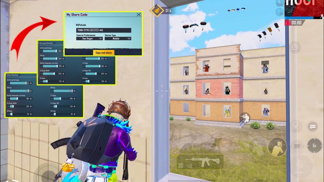 MY NEW SENSITIVITIES SETTINGS AFTER UPDATE🔥 with CODES | PUBG Mobile background