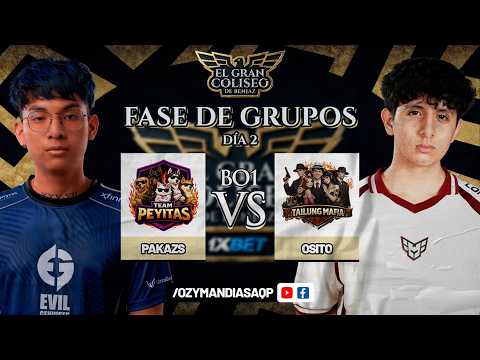 PAKAZS VS OSITO | COLISEO DE BENJAZ | DOTA 2
