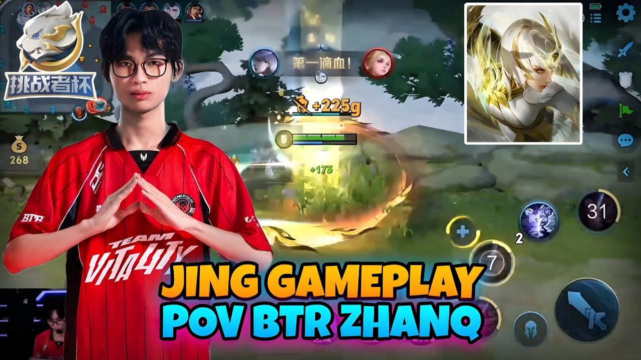 JING GAMEPLAY POV BTR ZHANQ | RNG.M VS BTR - GAME 2 | 2026 HONOR OF KINGS CHALLENGER CUP - STAGE 1