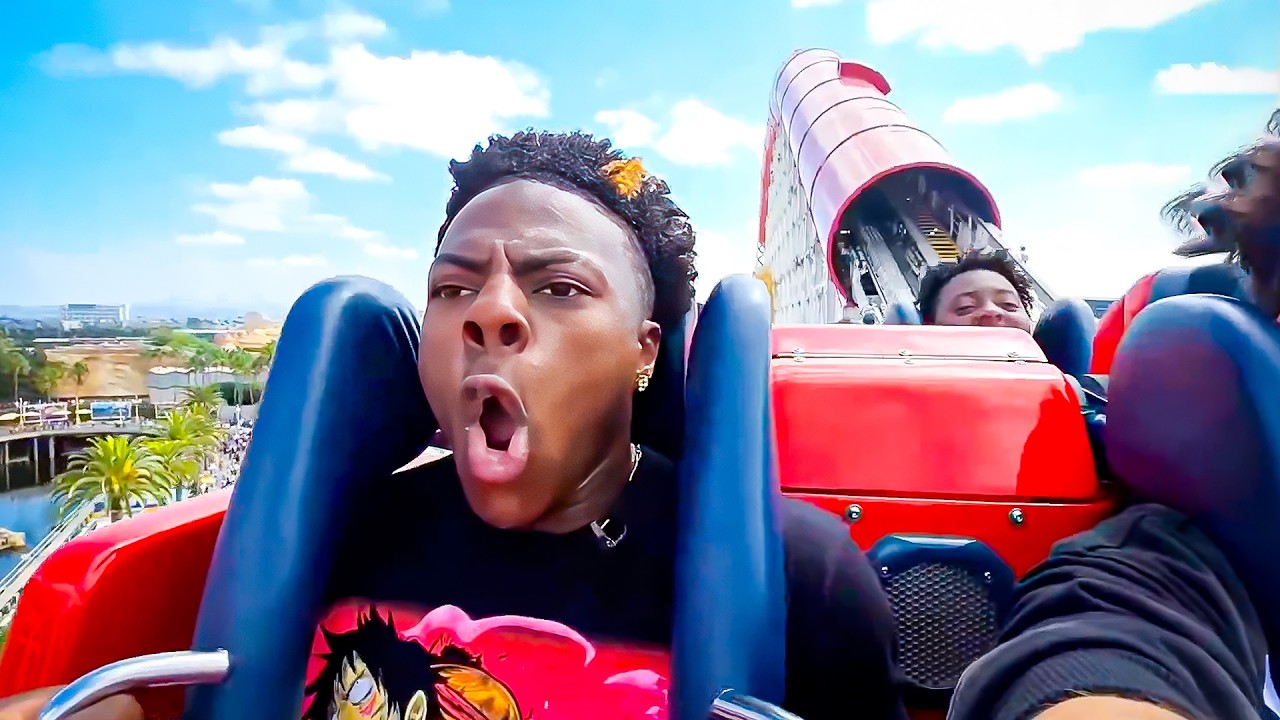 iShowSpeed Goes On Crazy Roller Coasters.. background