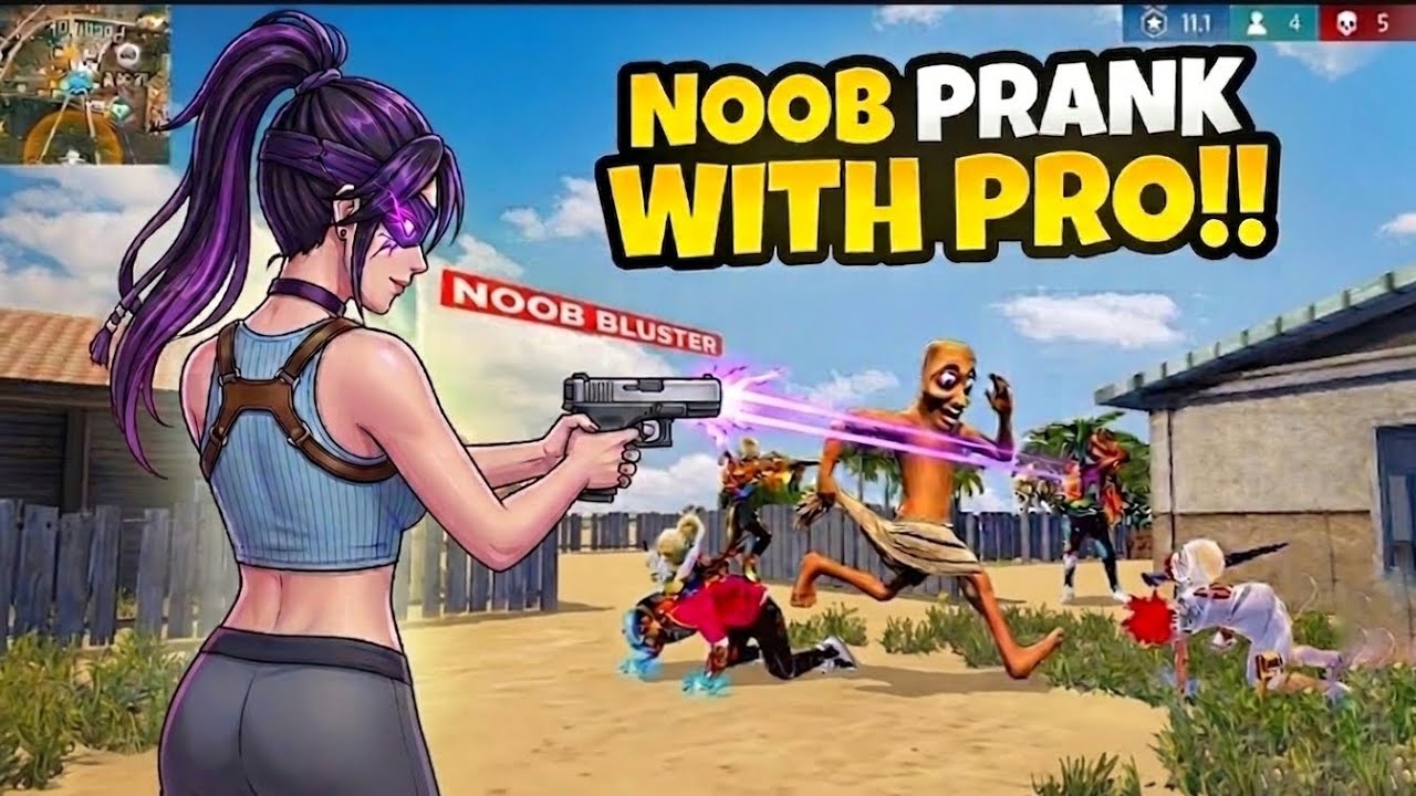 FREE FIRE funny moments with noob players 😹