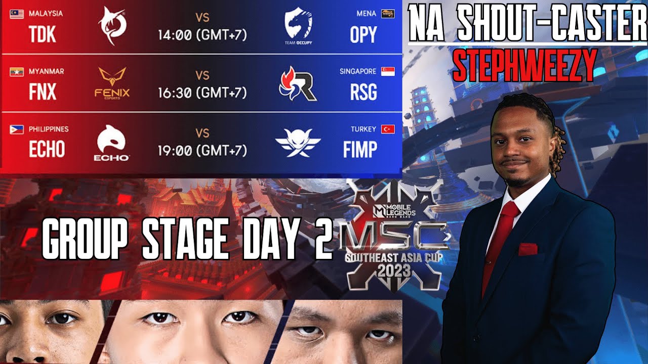 MSC 2O23 GROUP STAGE DAY 2 | WATCH PARTY