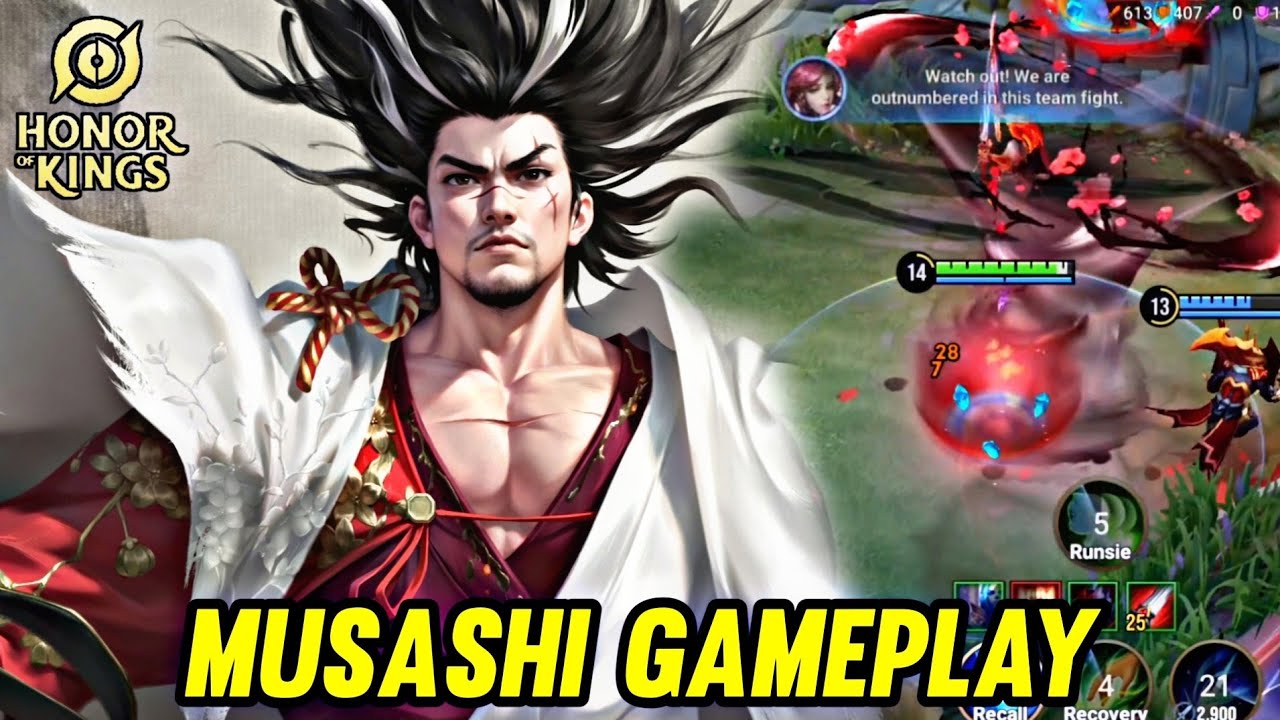 HOK : MUSASHI GAMEPLAY | IN JUNGLE - HONOR OF KINGS background