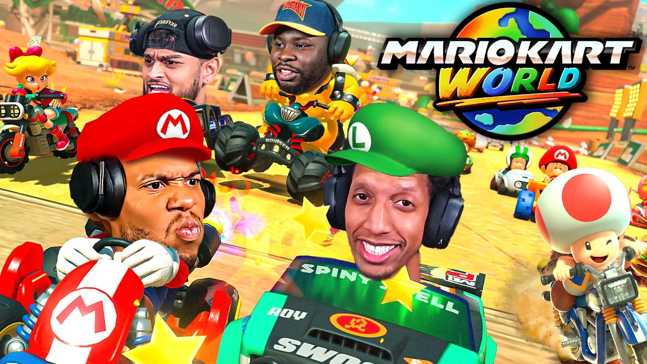 TEAMS ON KNOCKOUT MODE?! SOMEBODY MIGHT BOX (Mario Kart World)