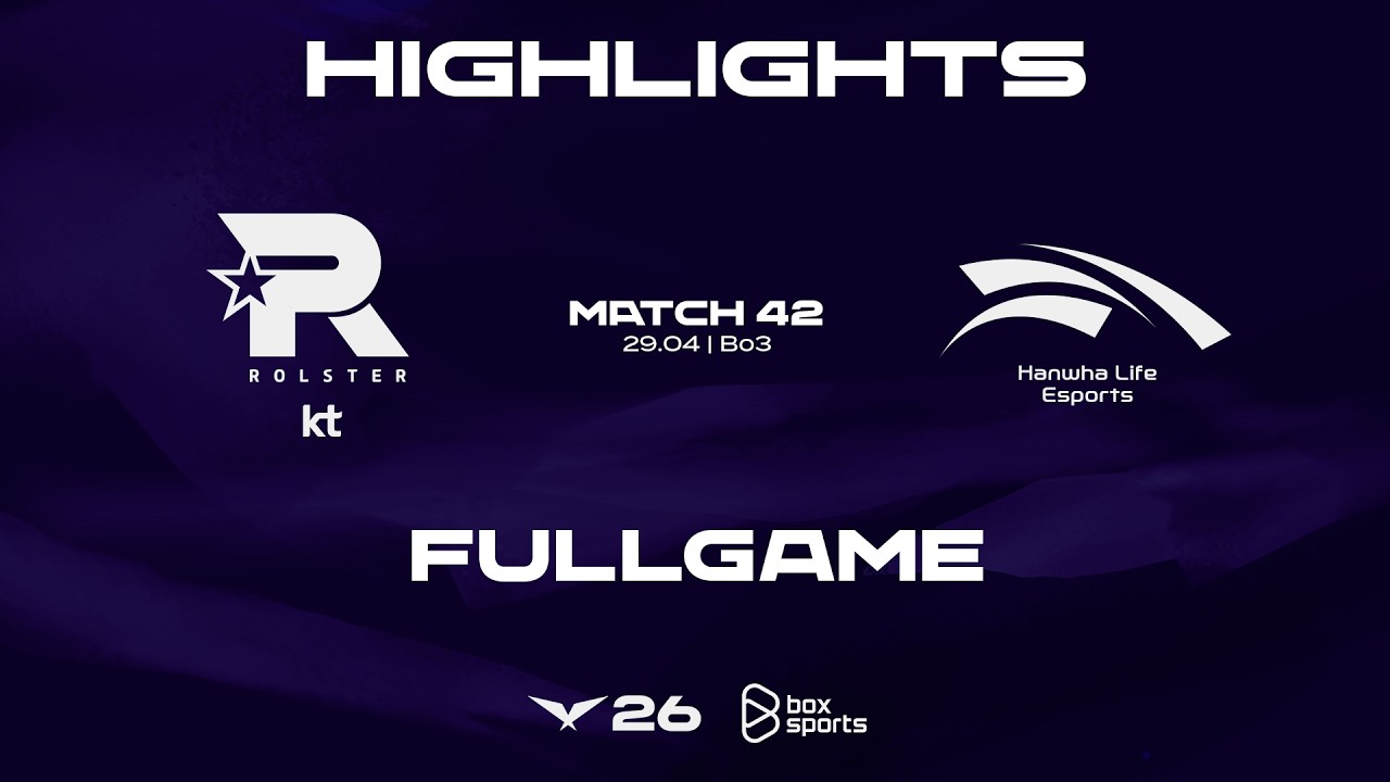 FULL HIGHLIGHTS KT vs HLE | MATCH 42 | 2026 LCK | 04.29.2026