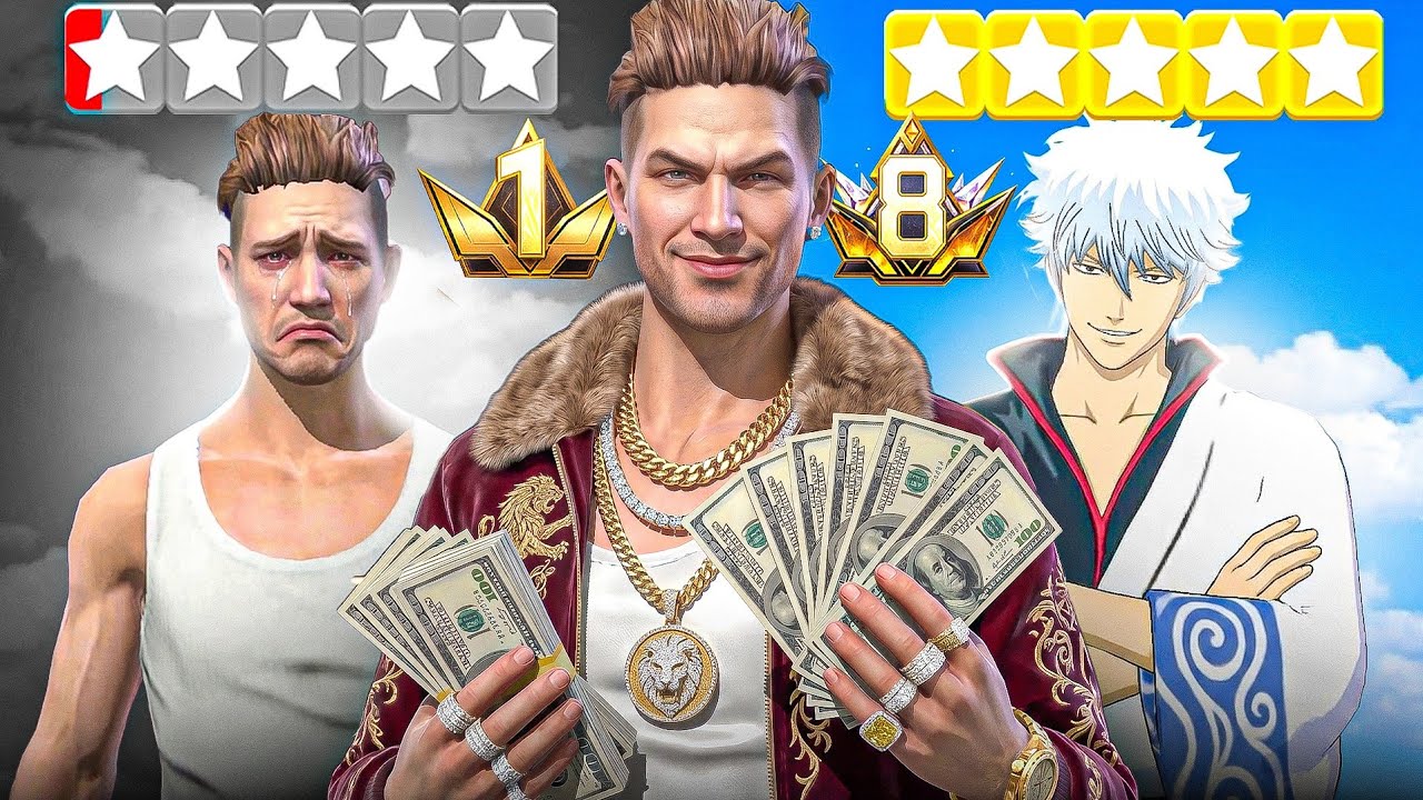 I Became Free Fire OWNER π | Transforming βΉ1 Noob ID β βΉ10 CRORE PRO ID π₯