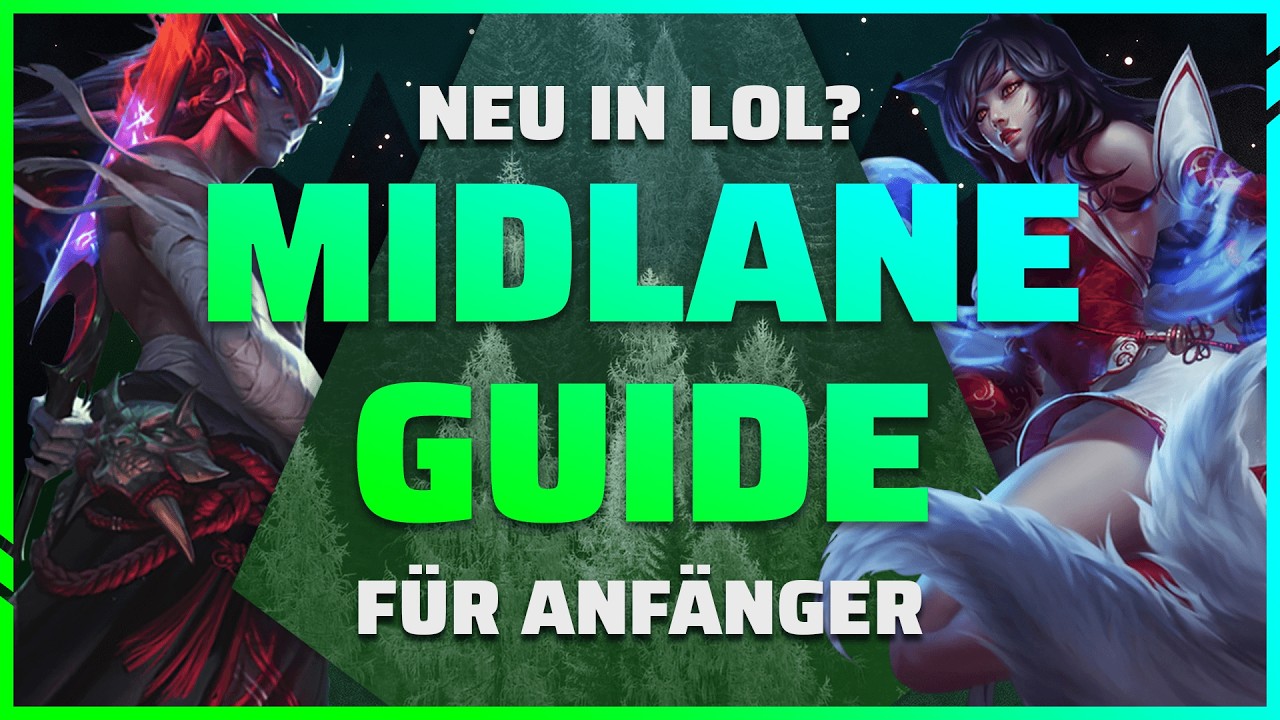 Midlane SCHNELL verstehen | Anfänger Guide League of Legends Season 14 background