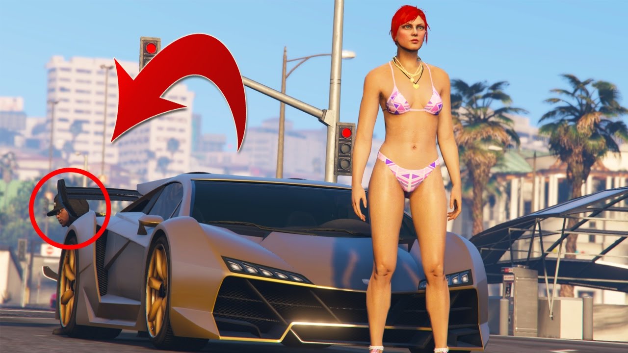 GTA 5 Online - GOLD DIGGER PRANK! (GTA V Online) background