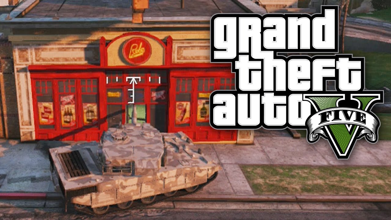 GTA 5 THUG LIFE #33 - ROBBING A STORE WITH A TANK! (GTA V Online) background