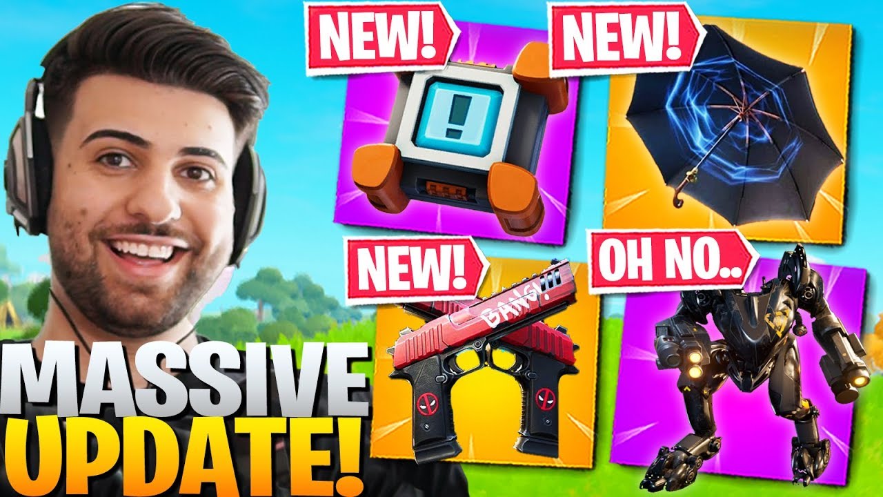 Everything Epic DIDNT Tell You In The HUGE Patch! (Crash Pads, Umbrellas) - Fortnite Battle Royale