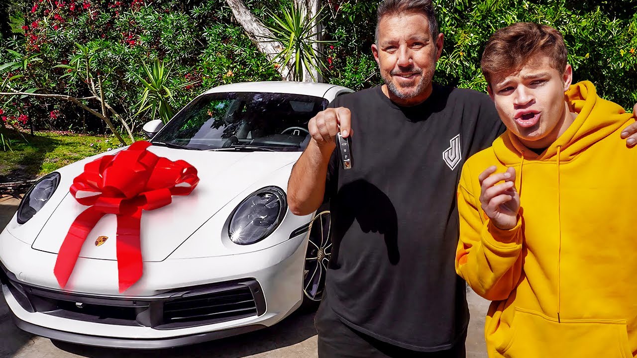 I Bought My Dad His $100,000 Dream Car... backdrop