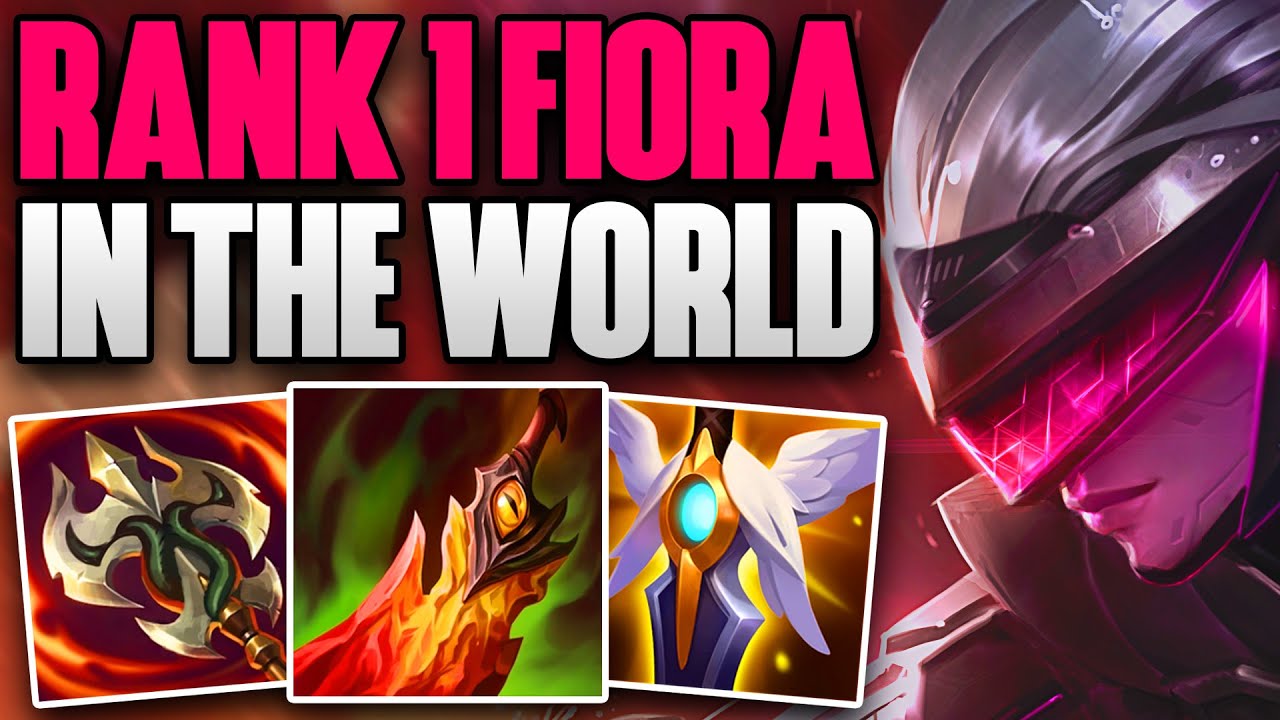 BEST FIORA IN THE WORLD DOMINATES KOREAN CHALLENGER! | CHALLENGER FIORA TOP GAMEPLAY | Patch 15.6 background