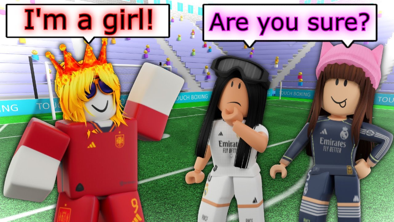 I Went UNDERCOVER And TRIED OUT For A GIRLS ONLY CLAN! (Touch Football Roblox)