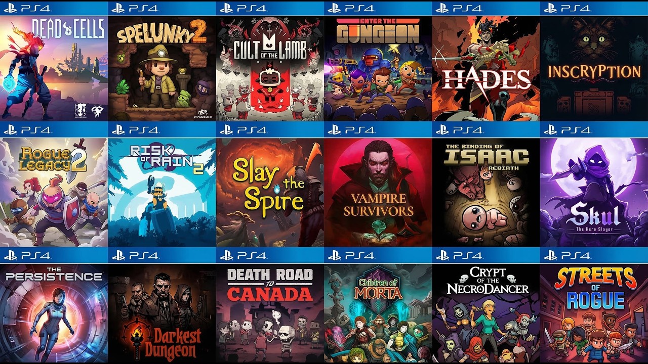 Top 20 Best PS4 ROGUELIKES Games (Updated 2026)