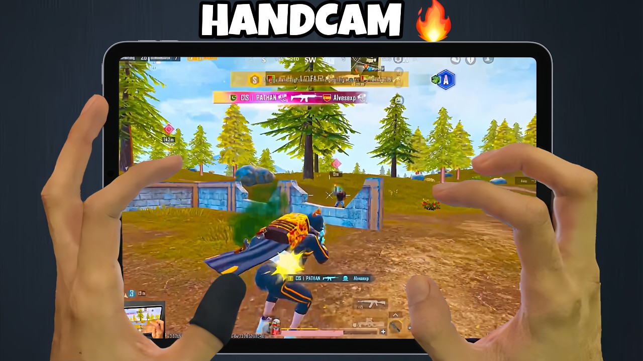 iPad Pro m5 😍 PUBG HANDCAM Smooth + 120 FPS 🔥 pubg test / Gameplay/ Best sensitivity