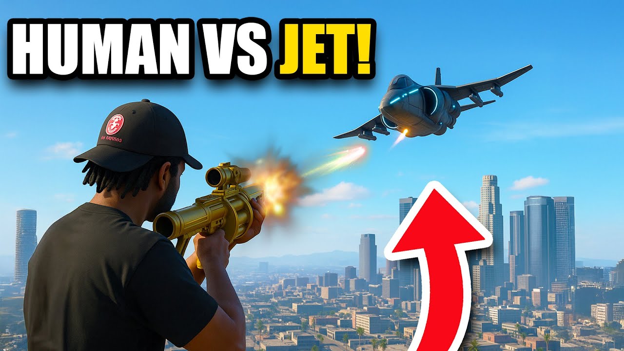 CAN A HUMAN TAKE DOWN THIS JET? | GTA 5 THUG LIFE #606