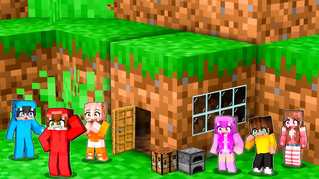 Viviendo DENTRO de UN BLOQUE 100 Días en Minecraft!
