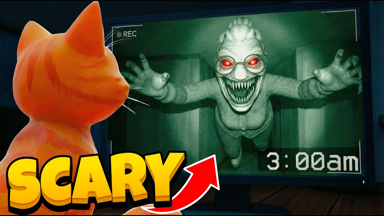 How Granny Acts When You Aren't Watching in I Am Cat VR! background