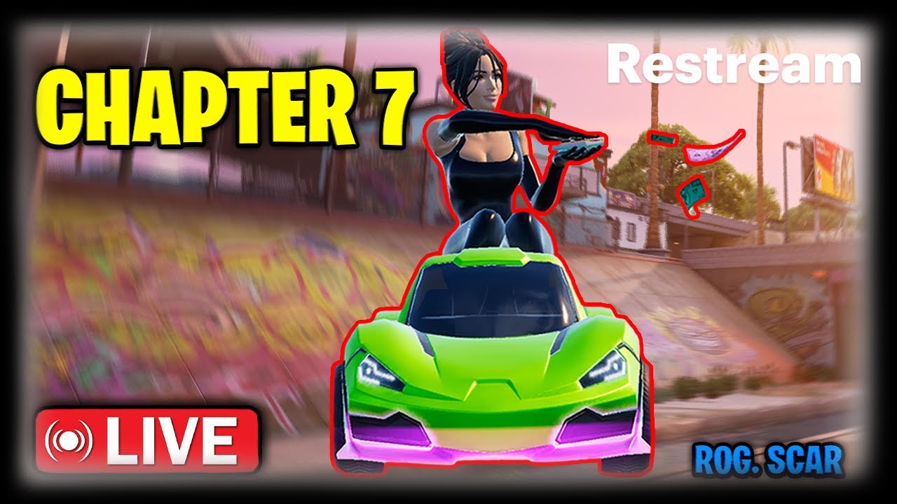 Creating New Challenges Fortnite Live Gameplay background