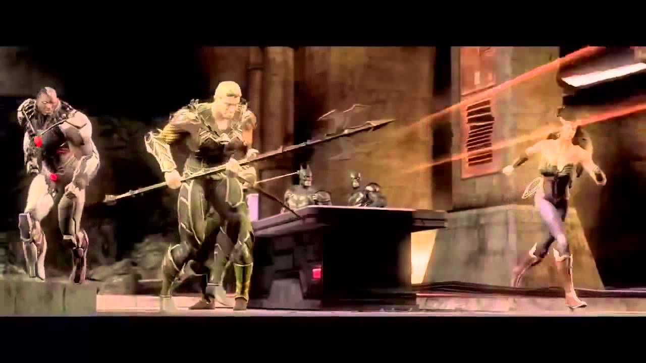 Game review INJUSTICE GODS AMONG US Ultimate Edition Trailer PS4 PREMIERE GAME AND PLAY background