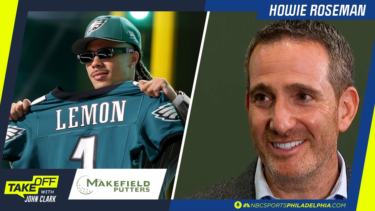 Unpacking the Eagles' 2026 NFL Draft with Howie Roseman | Takeoff with John Clark background