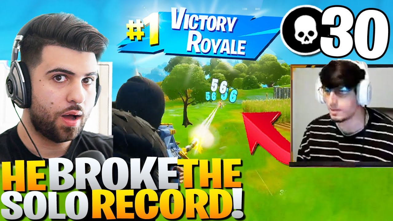 My brother BROKE the Solo Elim Record in Arena! - Fortnite Battle Royale backdrop