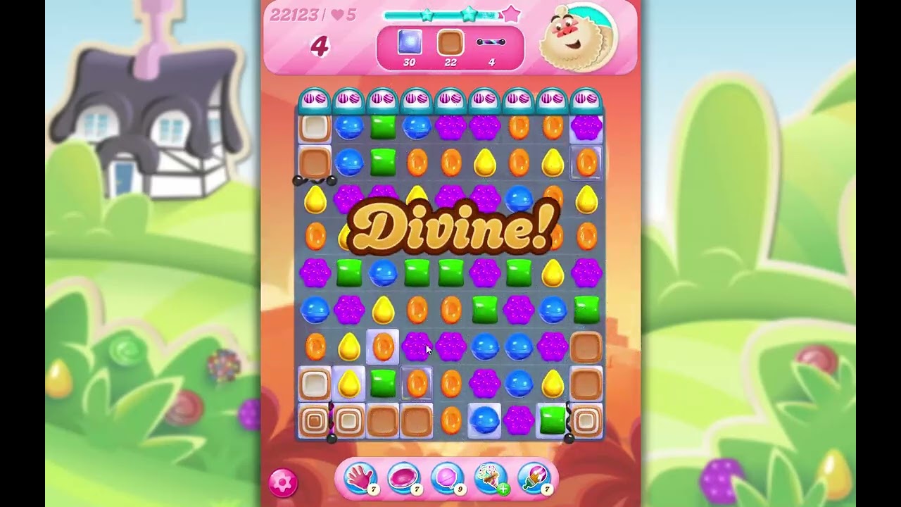Candy Crush Saga Level 22123 background