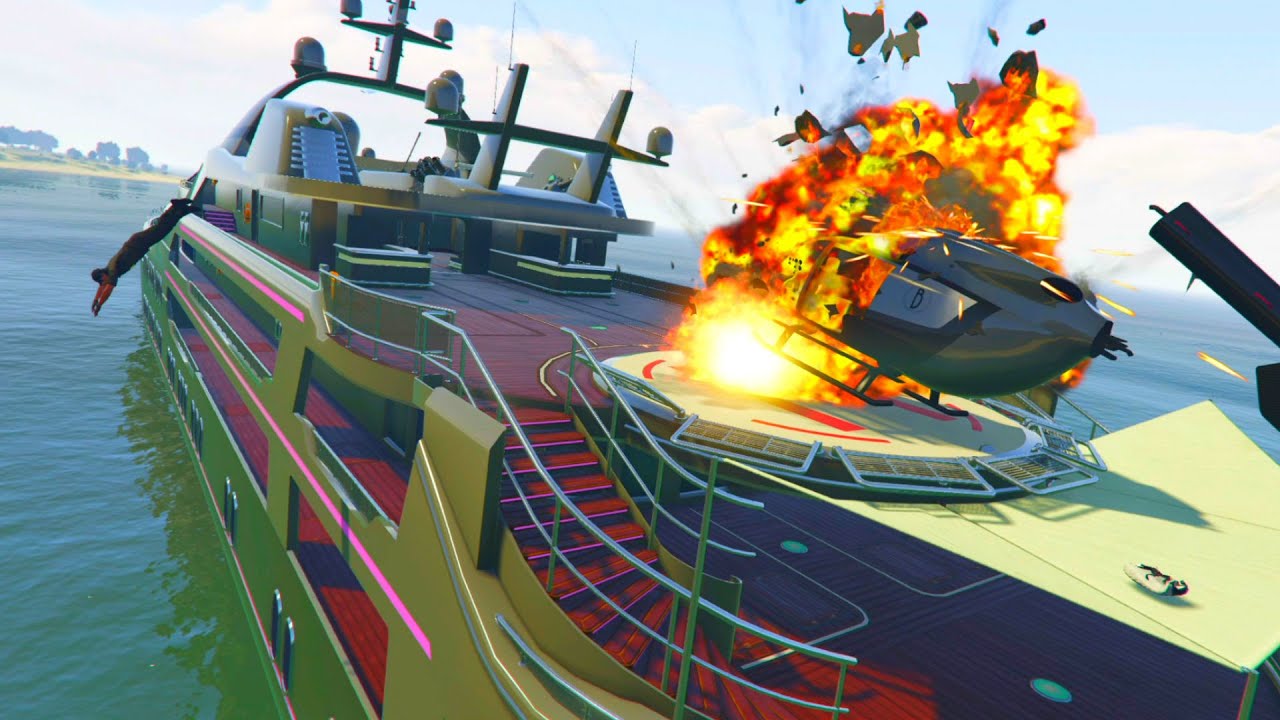 GTA 5 WAR #8 - YACHT WARS! (GTA V Online)