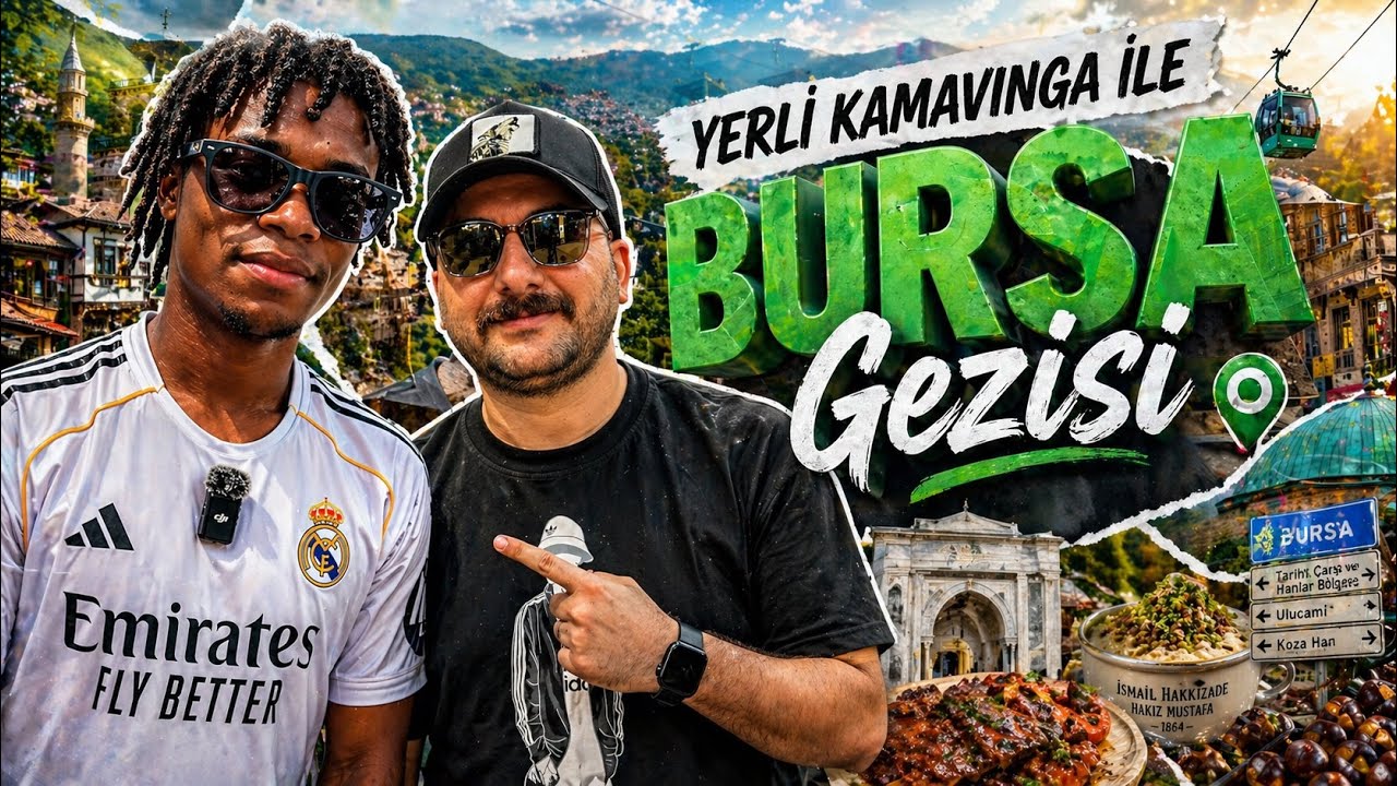 AFRİKA TÜRKİYE’Yİ NEDEN SEVİYOR? YERLİ KAMAVİNGA ANLATTI! BURSA LEZZET TURU / TÜRKİYE 🇹🇷
