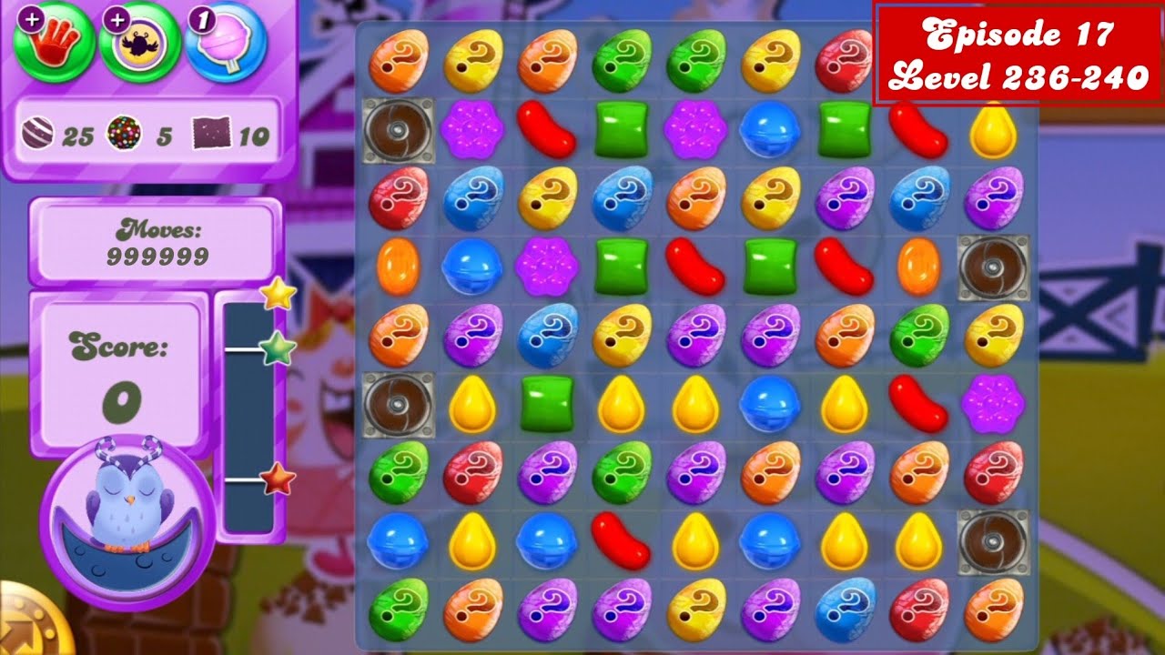CANDY CRUSH SAGA - DREAMWORLD E17 LEVEL 236-240 FULL GAMEPLAY background