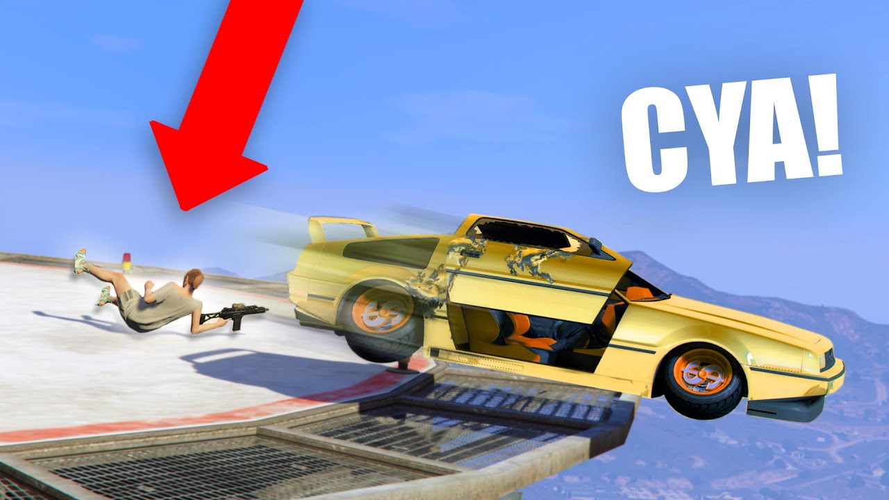 Leaving People Stranded On Skyscrapers | GTA 5 THUG LIFE #302 background